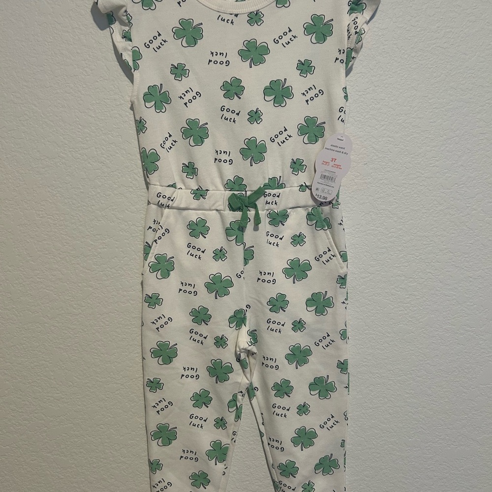 Wonder Nation Green Clover Bodysuit